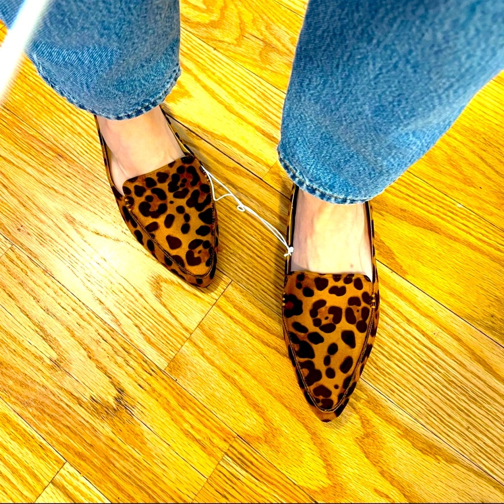 Cheetah print flats